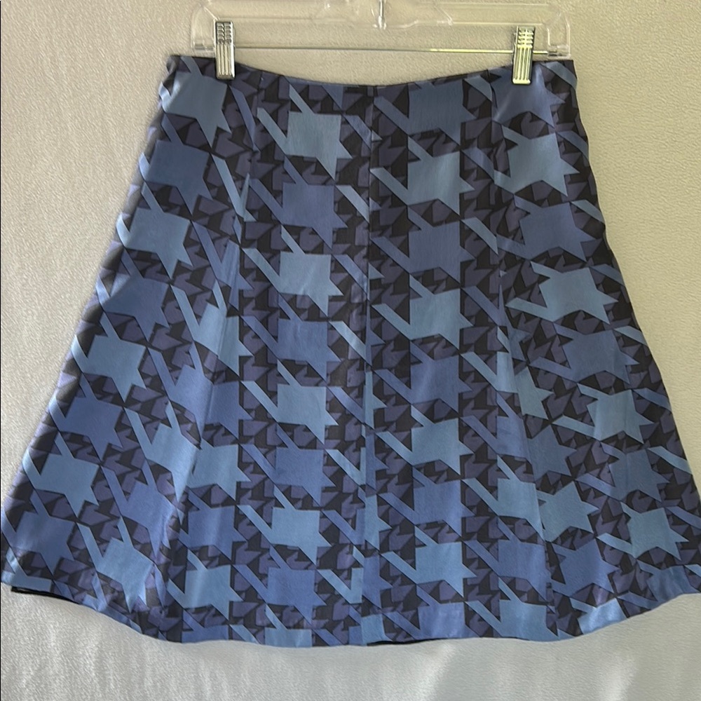 Kenneth Cole New York Silk A-Line Lined Skirt